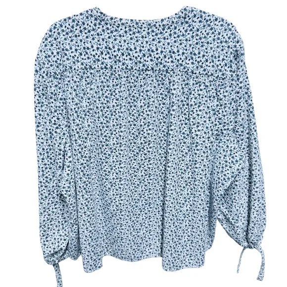 Old Navy Corduroy Knit Floral Vines Popover Top Shirt Women’s Plus Size … - Picture 3 of 7